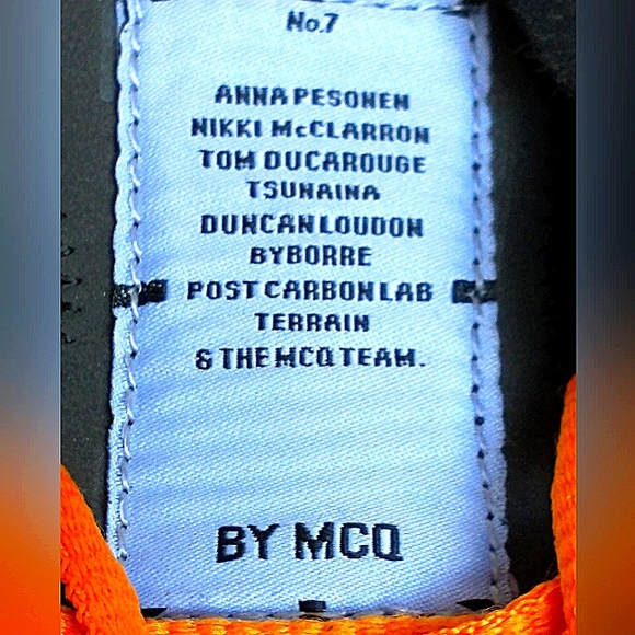 New w/o Box MCQ By Alexander McQueen Black Orbyt Descender Men's Sneakers EU 42 - Picture 11 of 16